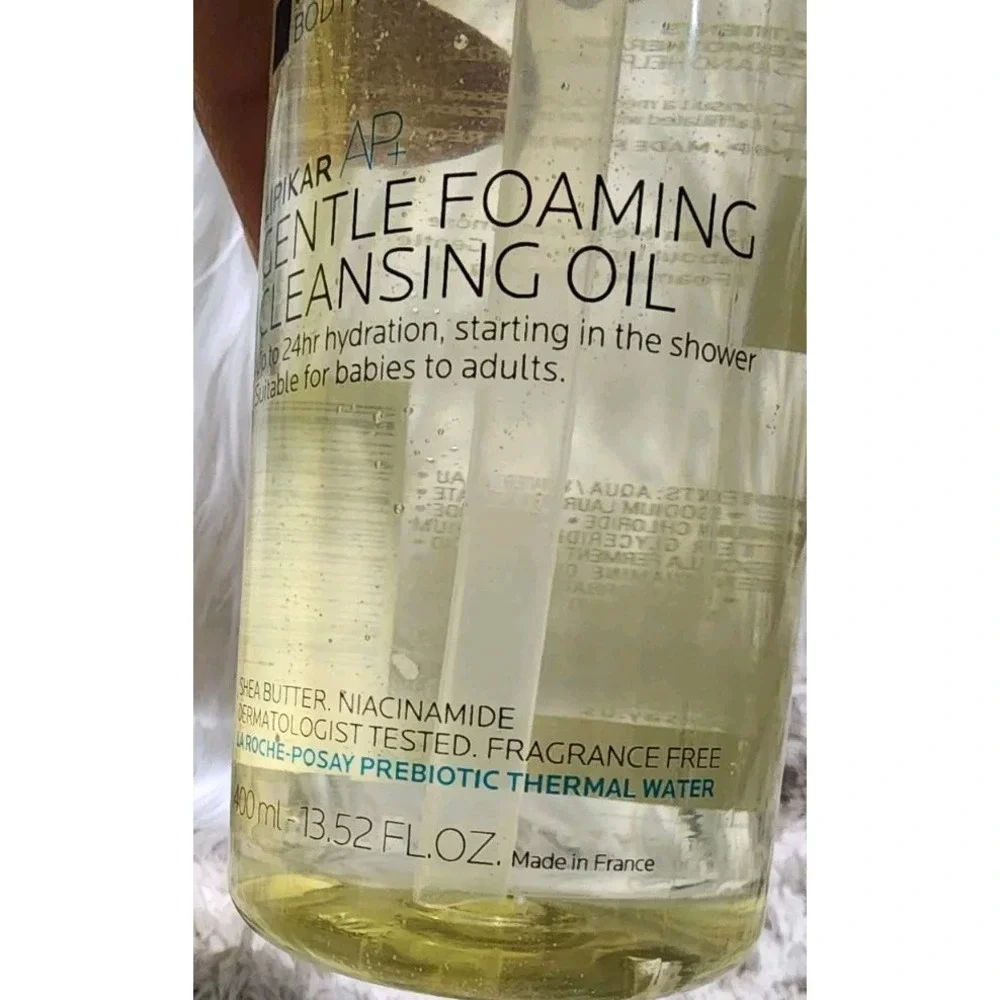La Roche-Posay Lipikar AP+ Gentle Foaming Cleansing Oil Extra Dry Skin 13.5oz‎